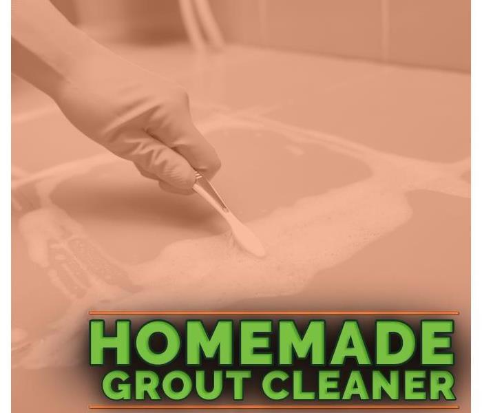 Tile grouting by applying an homemade grout cleaner